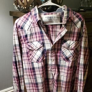 American Eagle Button up shirt XL